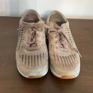 Dansko Women's Beige Perforated Sneakers